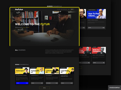 The Futur ReDesign - Futur Academy branding thefutur thefuturacademy ui ux website website redesign