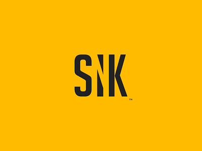 SNK - Personal Logo/Mark (Update) logo mark minimal modern negative space personal brand simple sohaib khan thesohaibkhan