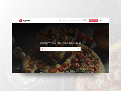 Pizza Hut - Redesign pizza pizza hut rebranding redesign ui website