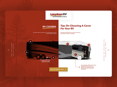 LazyDays - Why use RV Covers Landing Page