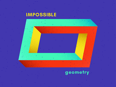 Impossible geometry geometria geometric design illustration impossible shape penrose rectangle