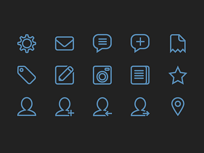 Iconpack (Vector free) icons illustrator