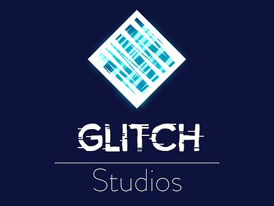 Glitch Studios abstract art badge branddesign branding icon illustration logo