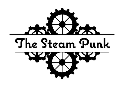 The Steam Punk badge illustration logo