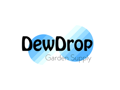 DewDrop Garden Supply badge branding business design logo mockup styleguide