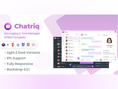 Chatriq - chat and taskmanger