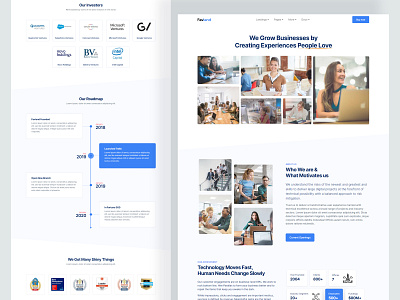 About us Landing Page2 /Company Profile about about page about us aboutus application company page company profile digital marketing agency hero section investor landing page design marketing agency saas design saas landing page saas website services software software design ui ux website design