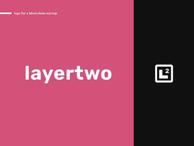 Layertwo blockchain logo branding colours design figma illustration logo logo design logo design branding logodesign logomark logos