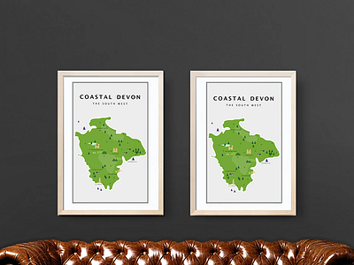 Costal Devon Posters