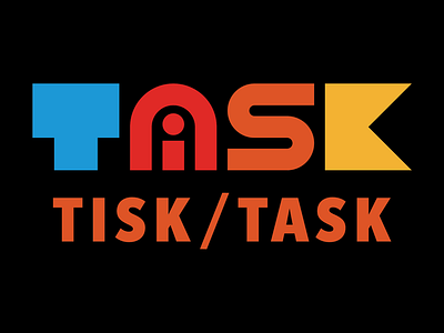 Tisk/Task Primary Logo brand brand identity branding design graphic design identity logo