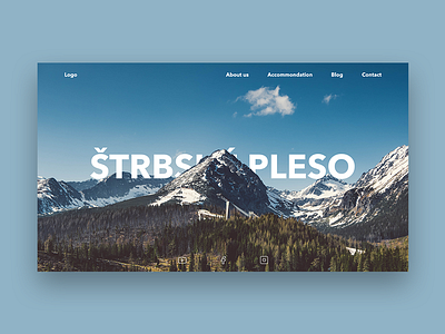 Štrbské pleso - webdesign