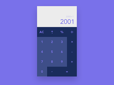 Calculator animation app branding clean design flat illustration minimal ui ux vector