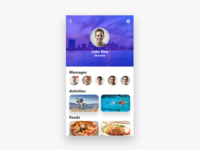 User profile by Domarstudio on Dribbble