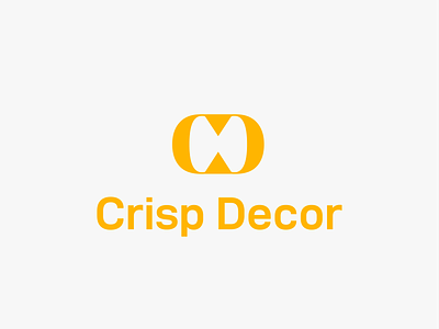 Crisp Decor - logo brand branding clean design flat icon icons identity illustration illustrator lettering logo minimal type typography vector