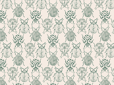 Leaf beetle pattern bug design drawing hand drawn illustration insect leaf beetle pattern surface design textile vector