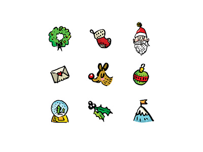 Christmas icons