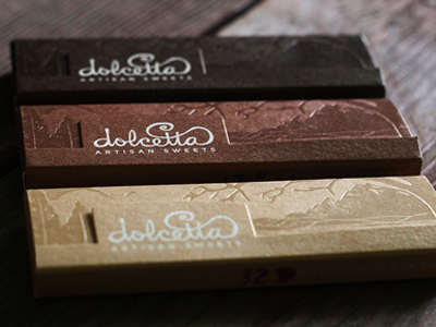 Dolcetta Packaging artisan chocolate illustration packaging