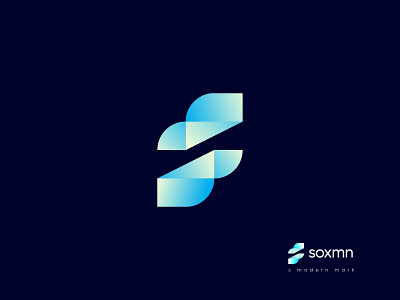 S Letter Modern Logo Mark 2