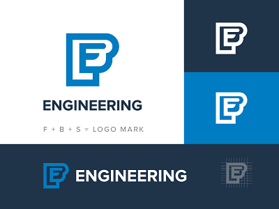 FBS Engineer Logo Design brand identity branding build construction consulting corporate creative engineering f logo home letter mark logo logo branding logo design logo mark logos modern realestate tech vector