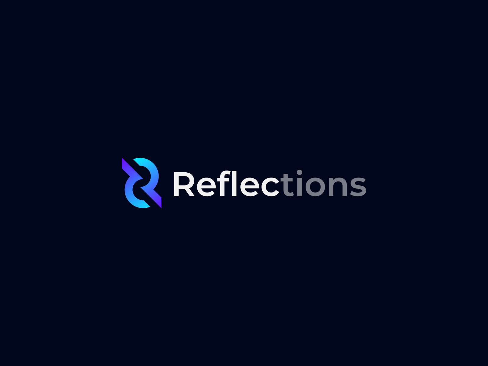 R Modern Letter Mark | Reflections by Freelancer Iqbal on Dribbble