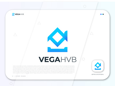 VHome Logo Branding | V Logo | House Logo | Home Logo