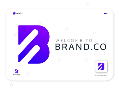 B Logomark | B Logoletter | B symbol | Brand.co Logo Branding