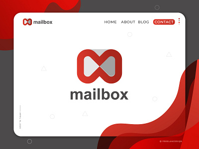 MailBox Logo Design Mail logo concept agency app logo design brand identity branding business company corporate creative gmail logo branding logo design logo designer mail mail app mail logo mailbox minimal modern modern logo typography