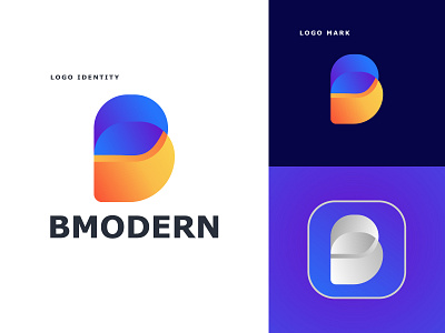 B ABSTRACT LOGO MARK - unused by Md Iqbal Hossain on Dribbble