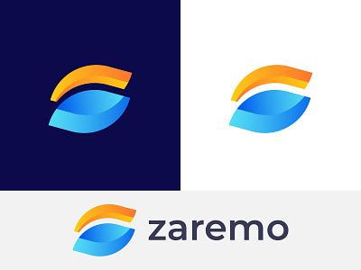 Zaremo Logo Branding - Letter Z Mark abstract agency app logo design brand identity branding colorful corporate creative gradient logo branding logo design logo design branding logo design concept logo designer logo marks logodesign modern logo z z letter logo z logo