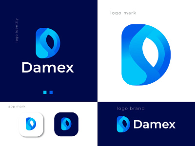 Awesome D Gradient Letter Logo | App Mark Logo Concept