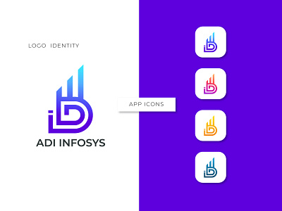 ADI INFOSYS | Consultant | Digital | It Firm Concepts abstract app logo app logo design app logos brand identity branding construction consultant corporate creative digital graphic design it firm letter logo logo branding logo design logo designers modern logo real estate software logo