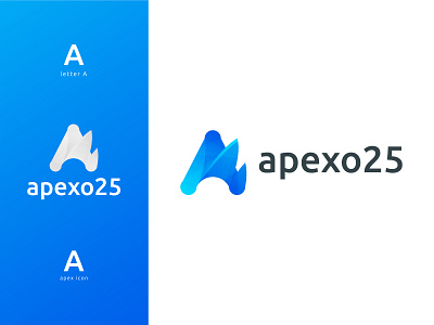 Apexo25 - Letter A Modern Logo Design Concept