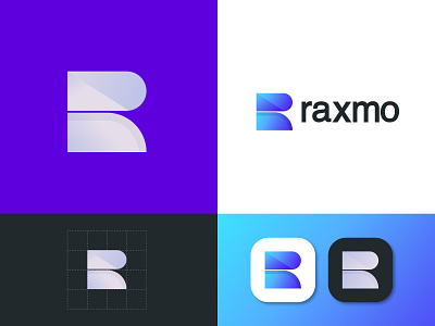 Raxmo - R Modern letter Logo Design