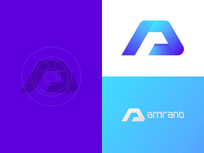 Amrano - A Typeface - A Modern Letter Logo Mark a letter logo a logo a modern logo a typeface abstract abstract logo app app logo app logo design brand identity creative gradient logo branding logo design logo designer modern logo modern logo design modern logos software logo typography