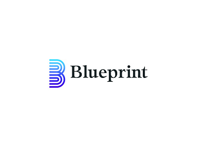 Blueprint.io - B Letter Logo Design - Client Work By Freelancer Iqbal 