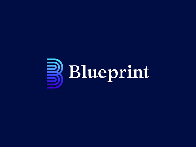 Blueprint.io - B letter logo design - Client work by Freelancer Iqbal ...