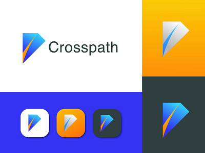 Crosspath Logo Design concpet - P logo concept