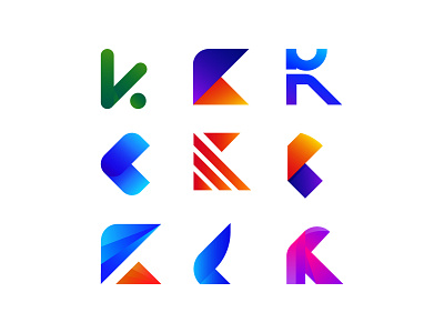 Alphabet Logo Collection - K Letter