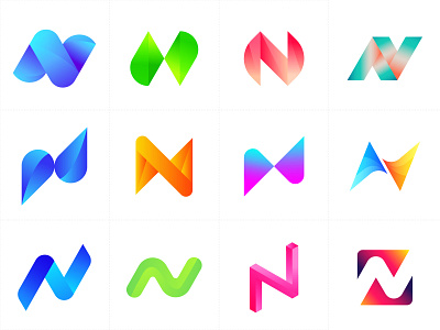 Alphabet Logo Collection - N Letter