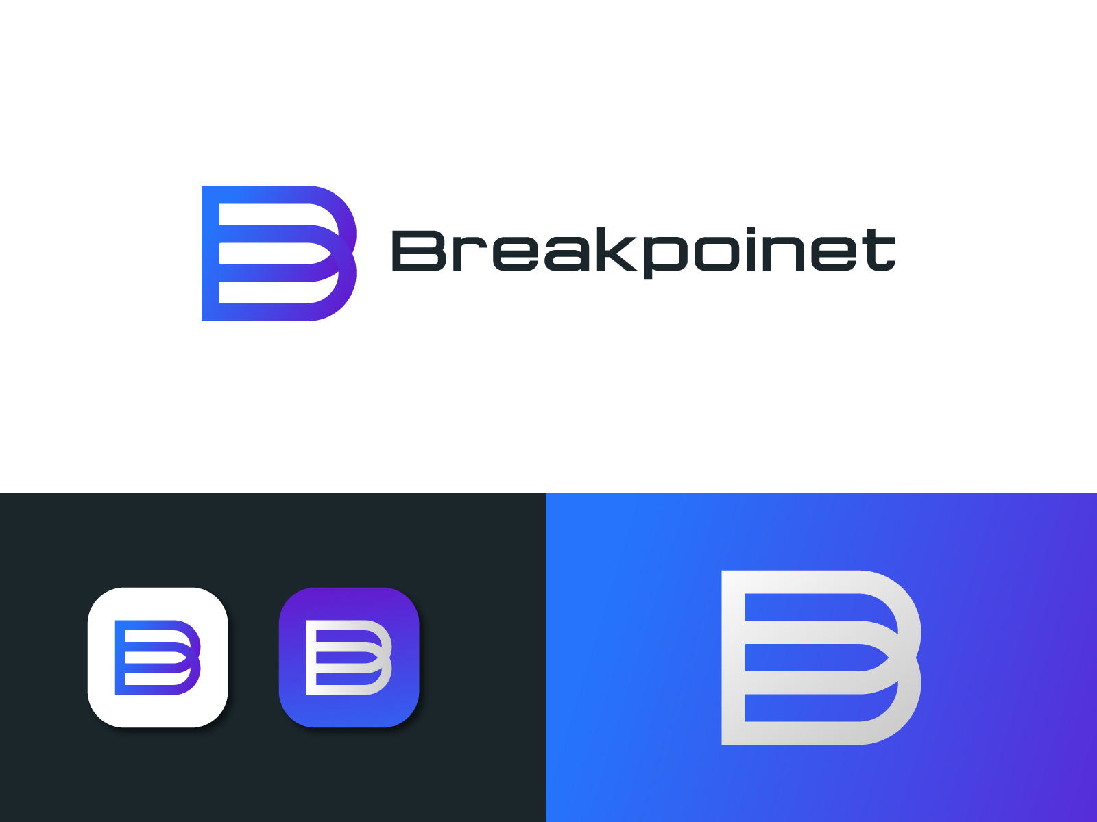 B Modern Letter Logo Design Concept By Freelancer Iqbal On Dribbble