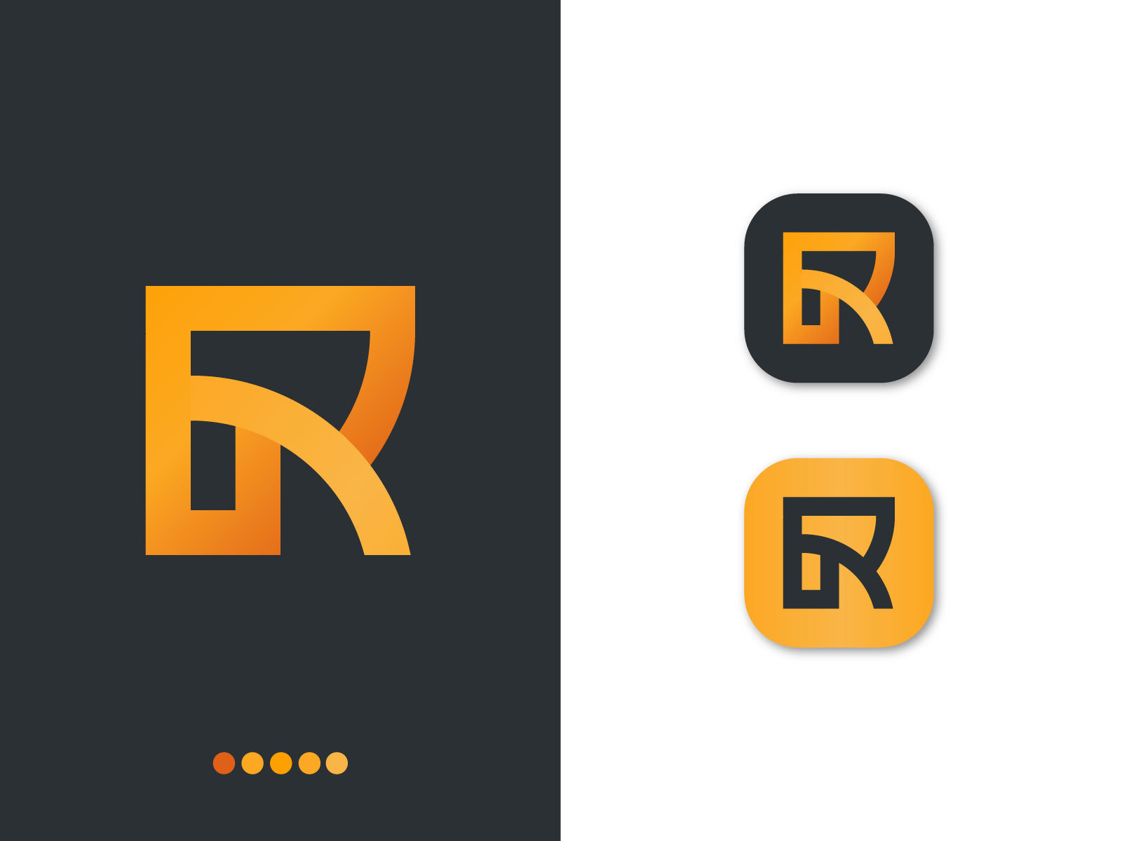 Kr Letter Logo Design Concept By Freelancer Iqbal 