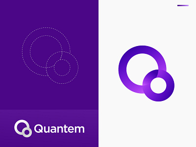 Q letter logo design concept