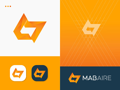 MA modern letter logo design concept - Modern Logo