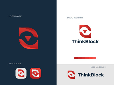 ThinkBlock | Modern Logo Design | Logo Design Project app logo app logo design apps brand identity corporate design icon design icons logo logo branding logo design logo designer logo designers logodesign logos logotype modern modern logo typography vector