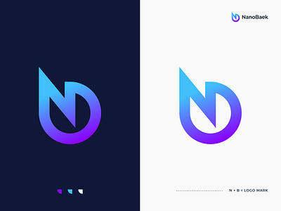 NB Modern letter logo design concept by Freelancer Iqbal | Brand Logo ...