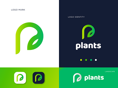 P modern letter organic logo design concept app brand identity branding corporate creative design icon illustration logo logo branding logo design logo designer logo trends 2020 logos logotype organic organic logo p logo typography vector