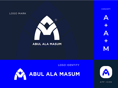 A + A + M letter logo design concept | Logo Design | Logos a logo a logo design app logo design branding corporate design dribbble letter marks logo logo branding logo design logo trends 2020 logodesign logos logotype logotypedesign m logo modern logo typography vector