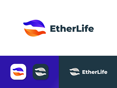 EtherLife - Logo Branding | Crypto Logo | Payment Logo app logo design brand identity corporate crypto design dribbble logo logo branding logo designer logo trend logo trends 2020 logodesign logotype logotype design modern logo pay payment payment logo typography vector