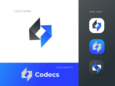 Software logo design concept - coding logo mark app icon app logo design apps code coding logo company logo corporate design digital dribbble icon design logo logo design logo designer logo trends 2020 logotype modern logo software logo typography vector