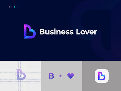 BLove Modern Business Logo Design Concept app logo design apps logo b b logo b modern logo brand identity creative design designer icon designer logo logo branding logo design logo design branding logo designer logo mark logos logotype modern logo typography